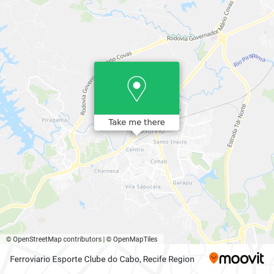 Ferroviario Esporte Clube do Cabo map