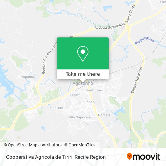 Cooperativa Agricola de Tiriri map