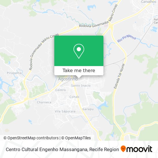 Centro Cultural Engenho Massangana map