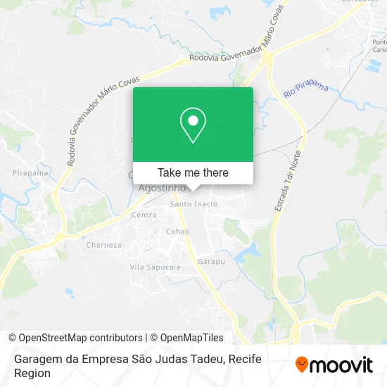 Garagem da Empresa São Judas Tadeu map