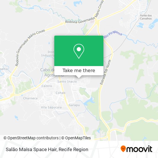 Salão Maísa Space Hair map
