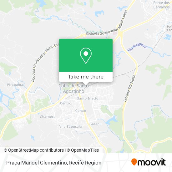 Praça Manoel Clementino map