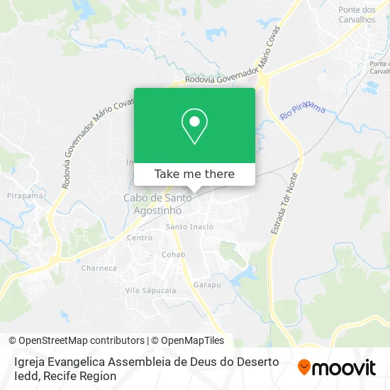 Igreja Evangelica Assembleia de Deus do Deserto Iedd map