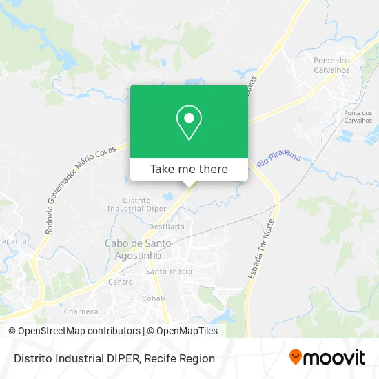 Distrito Industrial DIPER map
