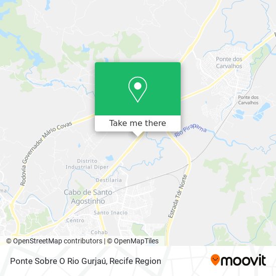 Ponte Sobre O Rio Gurjaú map