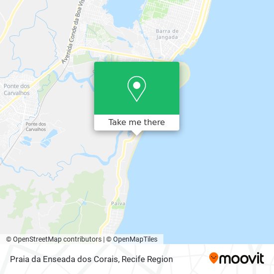 Praia da Enseada dos Corais map