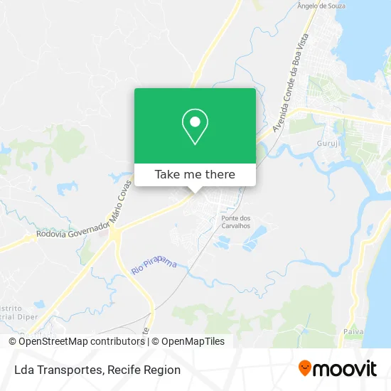 Lda Transportes map
