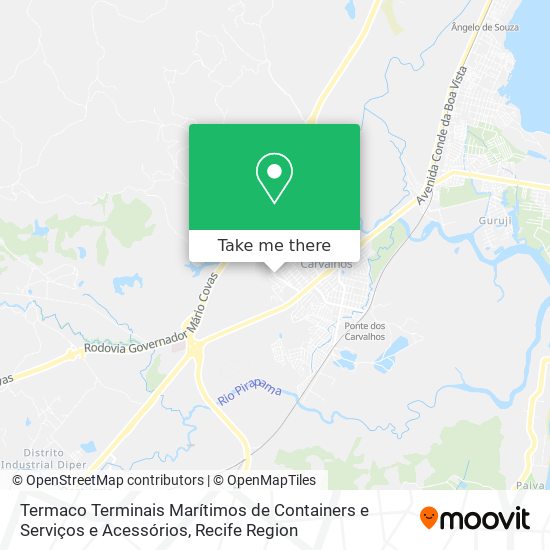 Termaco Terminais Marítimos de Containers e Serviços e Acessórios map
