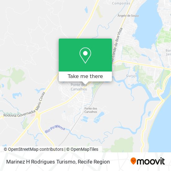 Marinez H Rodrigues Turismo map