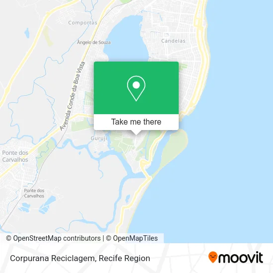 Corpurana Reciclagem map
