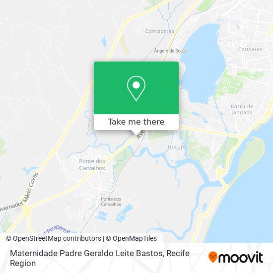 Maternidade Padre Geraldo Leite Bastos map