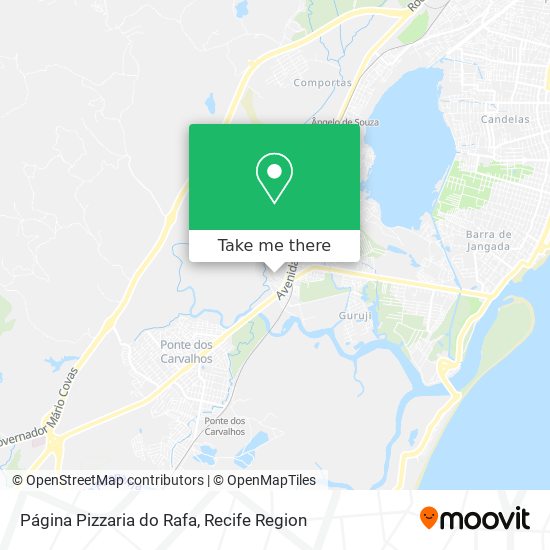Página Pizzaria do Rafa map