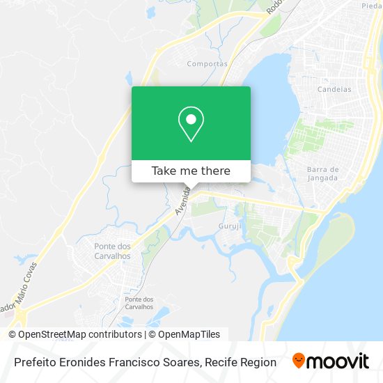 Prefeito Eronides Francisco Soares map