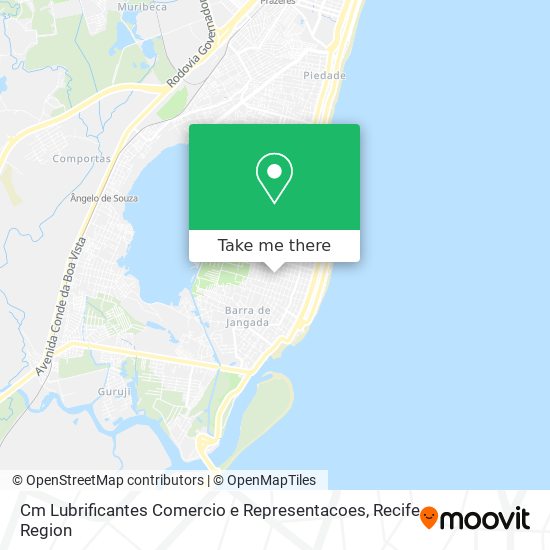 Cm Lubrificantes Comercio e Representacoes map