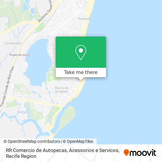 RR Comercio de Autopecas, Acessorios e Servicos map