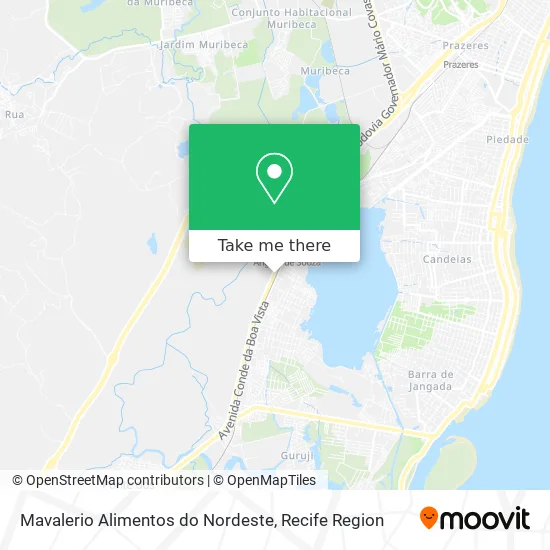 Mavalerio Alimentos do Nordeste map