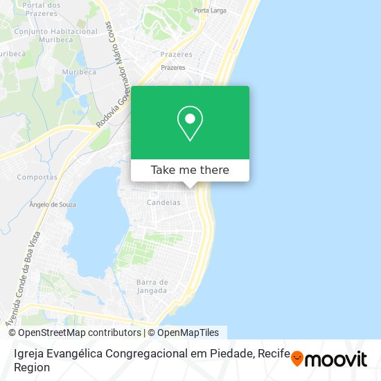 Igreja Evangélica Congregacional em Piedade map