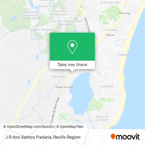 J R dos Santos Padaria map