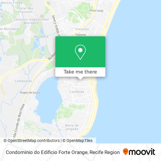 Mapa Condominio do Edificio Forte Orange