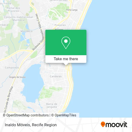Inaldo Móveis map