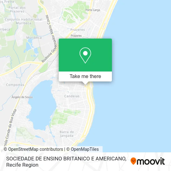 SOCIEDADE DE ENSINO BRITANICO E AMERICANO map