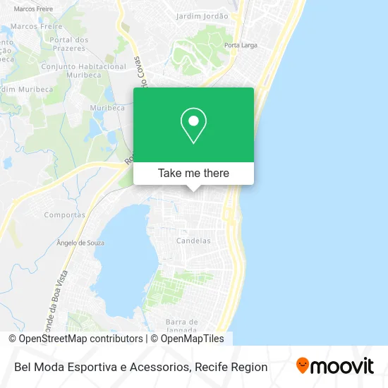Bel Moda Esportiva e Acessorios map