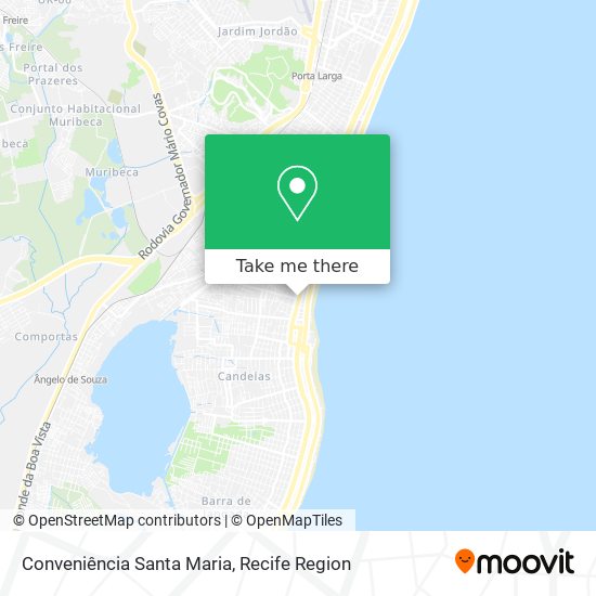 Conveniência Santa Maria map