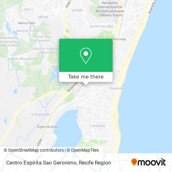 Centro Espirita Sao Geronimo map