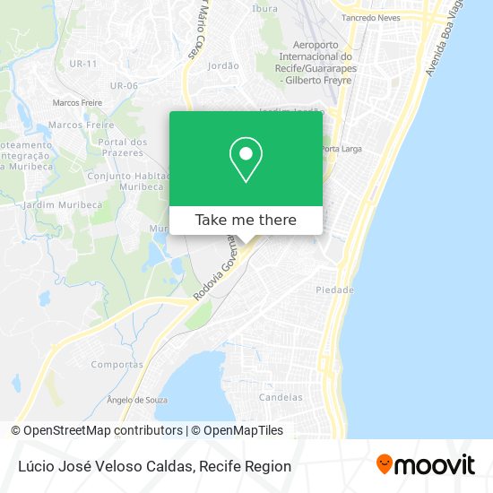Lúcio José Veloso Caldas map