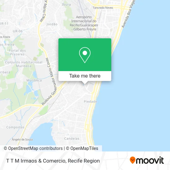 T T M Irmaos & Comercio map