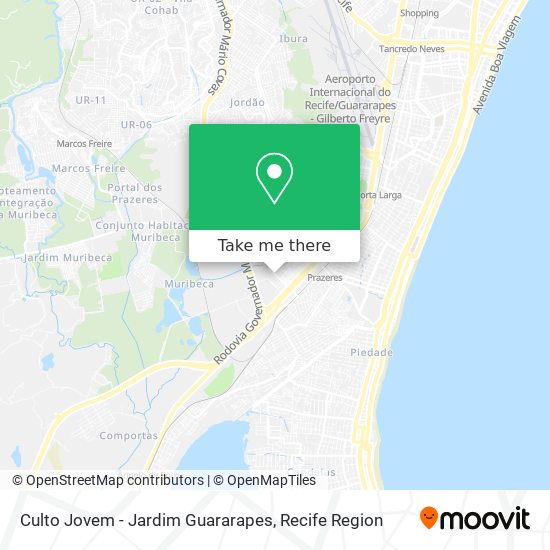 Culto Jovem - Jardim Guararapes map