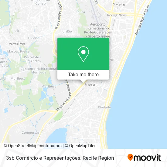 3sb Comércio e Representações map