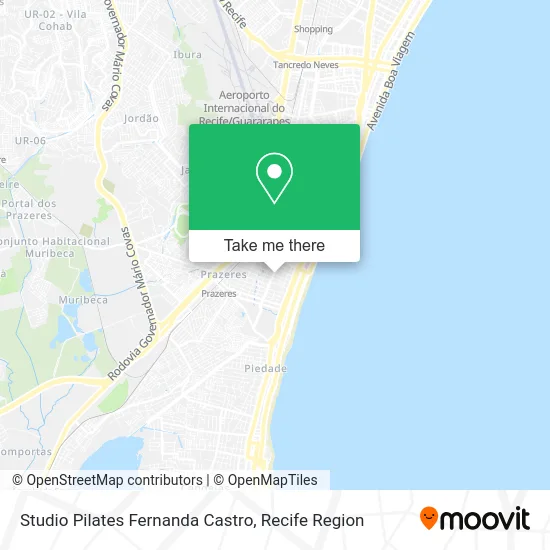 Studio Pilates Fernanda Castro map