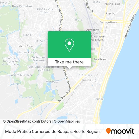 Moda Pratica Comercio de Roupas map