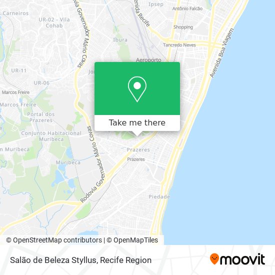 Salão de Beleza Styllus map