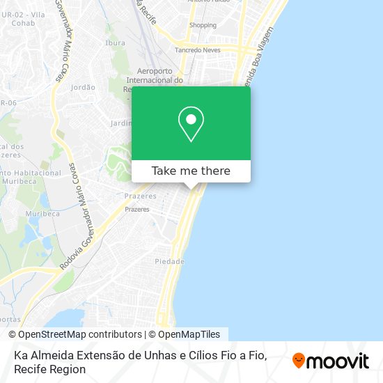 Ka Almeida Extensão de Unhas e Cílios Fio a Fio map