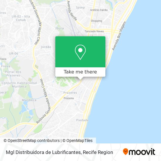 Mgl Distribuidora de Lubrificantes map