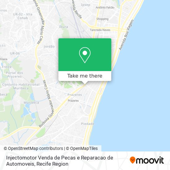 Injectomotor Venda de Pecas e Reparacao de Automoveis map