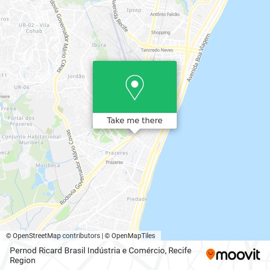 Pernod Ricard Brasil Indústria e Comércio map
