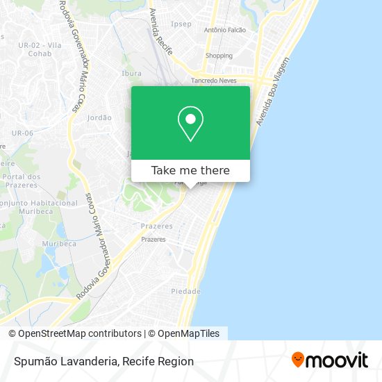 Spumão Lavanderia map