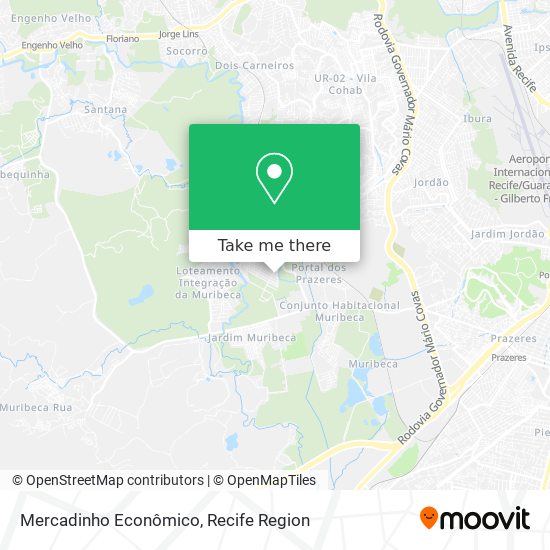 Mercadinho Econômico map