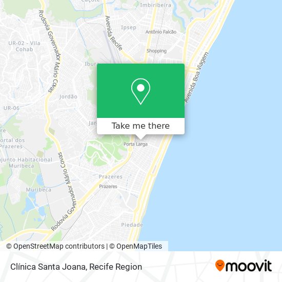 Clínica Santa Joana map