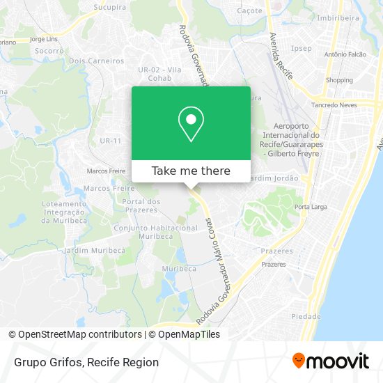 Grupo Grifos map