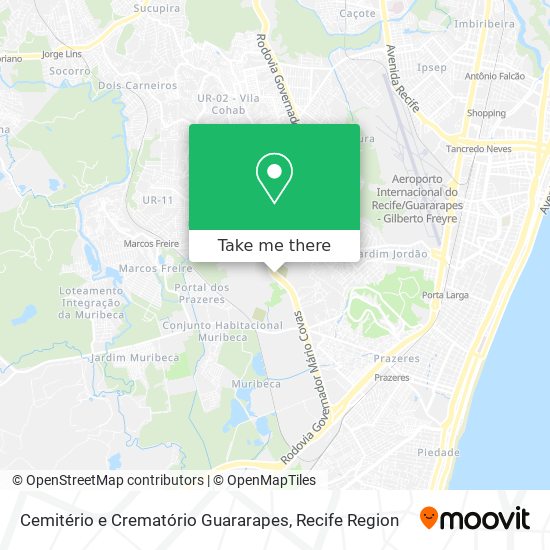 Cemitério e Crematório Guararapes map