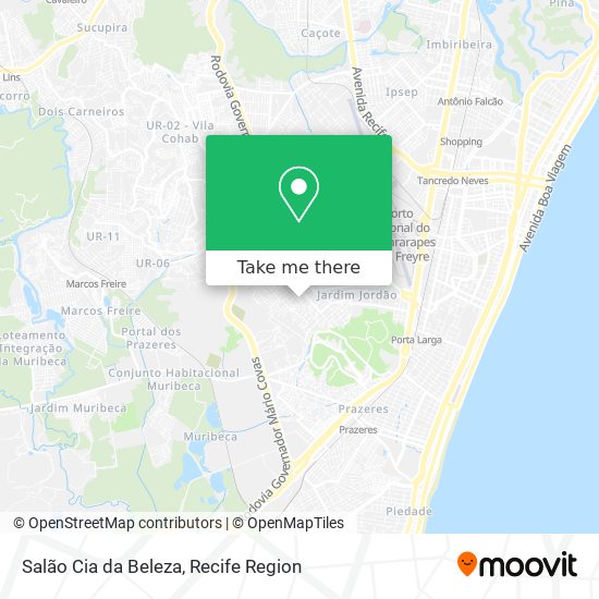 Salão Cia da Beleza map