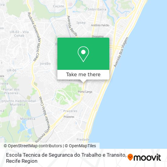 Escola Tecnica de Seguranca do Trabalho e Transito map