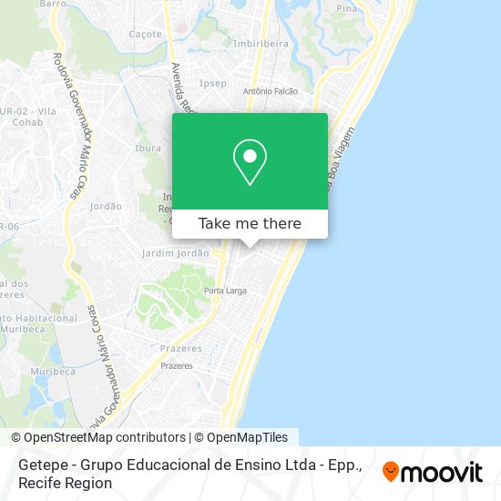 Getepe - Grupo Educacional de Ensino Ltda - Epp. map