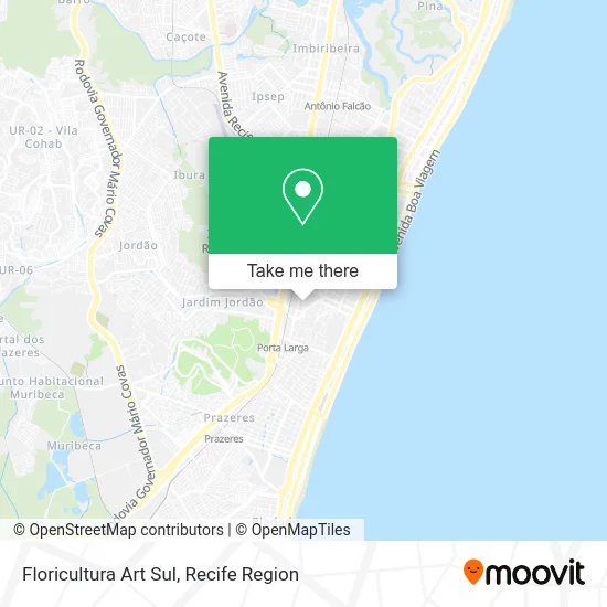 Floricultura Art Sul map