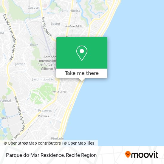 Parque do Mar Residence map