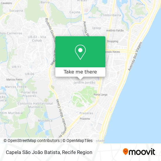 Capela São João Batista map